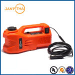 Refurbished – Janvitha DC 12V 450mm 3 Tons Electronic Hydraulic Car Jack for All Cars (Orange)