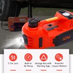 12V DC 5 Tons Electric Hydraulic Car Jack 6-in-1 Car Jack Set with Impact Wrench for All Cars Use – 24 Months Warranty - Image 7