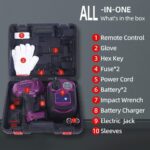 12V DC 5 Ton Cordless Electric Hydraulic Car Jack with LED for SUV Sedans - 24 Months Warranty - Image 4