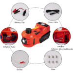 5 Tons 4-in-1 DC 12V Electric Hydraulic Car Jack with LED, Inflator pump and Safety Hammer - 24 Months Warranty - Image 3