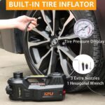 5 Tons 4-in-1 DC 12V Electric Hydraulic Car Jack with LED, Inflator pump and Safety Hammer - 24 Months Warranty - Image 10