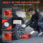 5 Ton Electric Hydraulic Car Jack Kit with Impact Wrench Lift for Tire Change and Road Emergencies - Image 7