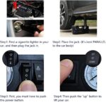 5 Tons 4-in-1 DC 12V Electric Hydraulic Car Jack with LED, Inflator pump and Safety Hammer - Image 14