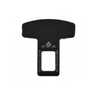 Car Seat Alarm Canceller Seat Belt Silencer Metal Plug Carbon Fiber Texture Safety Car Seat Belt Clip Alarm Stopper for All Cars