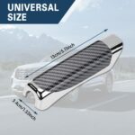Car Handbrake Cover, ABS Parking Handbrake Decorative Cap with Comfortable Grip, Auto Handbrake Grip Cover, Universal Vehicle Interior Decor Accessories for Most Cars - Image 3