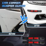 Universal Car Front&Rear Bumper Safe Guard Strip Protector Anti-Collision&Scratch for All Cars and Trucks (2, Red) - Image 4
