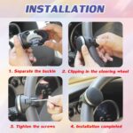 Car Steering Wheel Booster Spinner Knob 360-Degree Rotating Knob Ball Effort-Saving One-Handed Steering Booster - Image 4