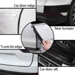 Car Door Edge Guard 7CM – 5D Carbon Fiber Scratch Protector Tape for Bumper, Sill & More (Universal Fit) - Image 6