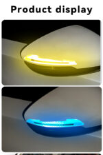 Universal Reflective Rearview Mirror Trim Stickers – Anti-Collision & Anti-Scratch Warning Decals (2PCS) - Image 9