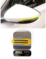 Universal Reflective Rearview Mirror Trim Stickers – Anti-Collision & Anti-Scratch Warning Decals (2PCS) - Image 8