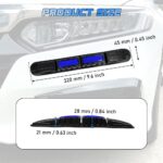 Universal Car Front&Rear Bumper Safe Guard Strip Protector for All Cars and Trucks (4- Set of 2*2, Blue) - Image 8