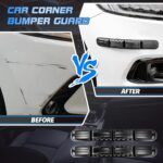 Universal Car Front&Rear Bumper Safe Guard Strip Protector Anti-Collision&Scratch for All Cars and Trucks (4 - 2*2, Black) - Image 5