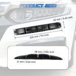 Universal Car Front&Rear Bumper Safe Guard Strip Protector Anti-Collision&Scratch for All Cars and Trucks (4 - 2*2, Black) - Image 6