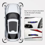 Universal Car Front&Rear Bumper Safe Guard Strip Protector for All Cars and Trucks (4- Set of 2*2, Blue) - Image 5