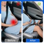 Pregnancy Car Seat Safety Belt Protector for Pregnancy Woman Black - Image 2