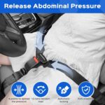 Pregnancy Car Seat Safety Belt Protector for Pregnancy Woman Black - Image 4